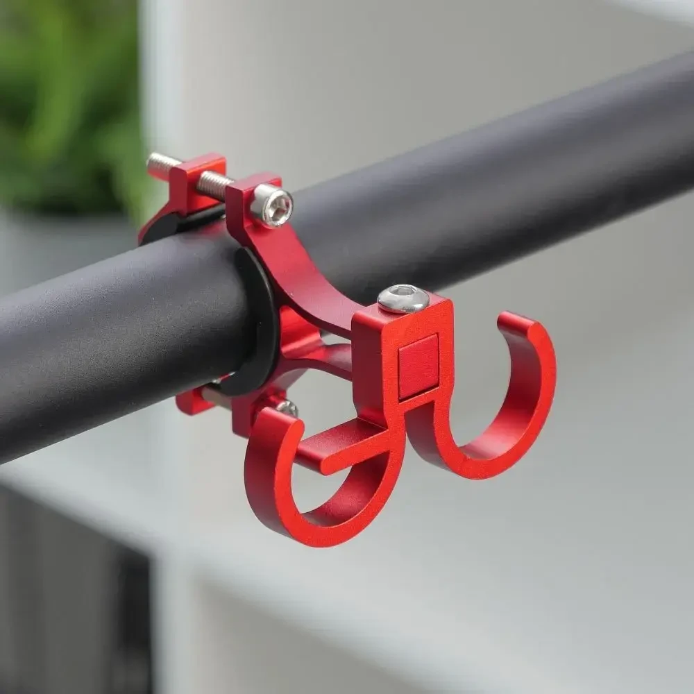 Oem Kablys apsipirkimui su dviem kilpomis dviračiui / paspirtukui aliuminio FS366 raudona