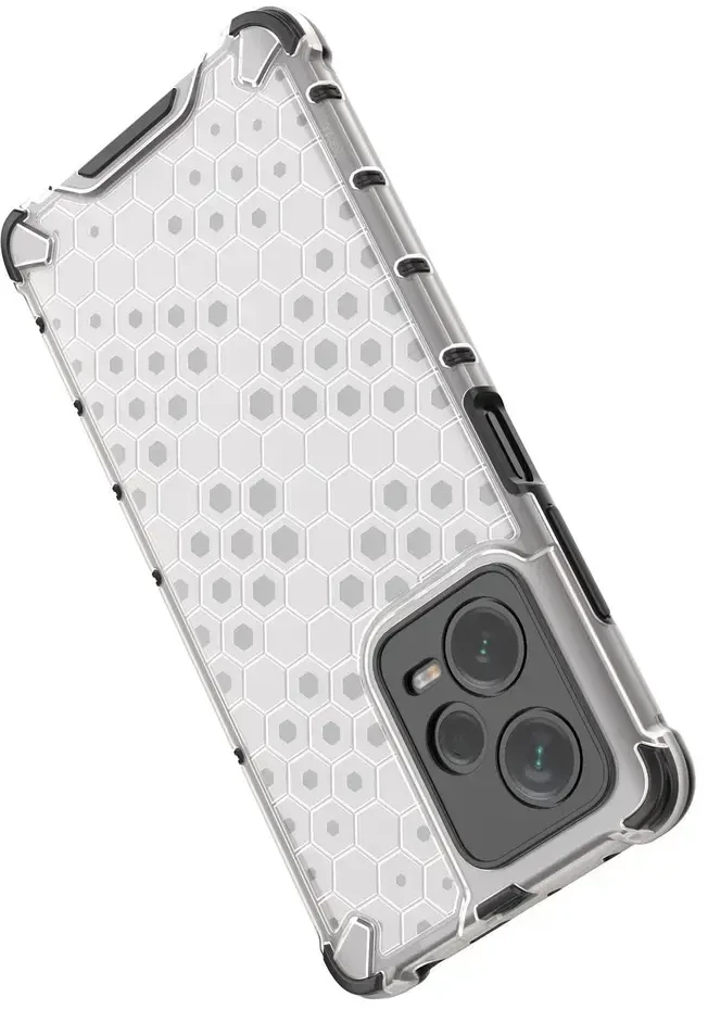 Hurtel Honeycomb Xiaomi Redmi Note 12 Pro+ armored hybrid dėklas telefonui juodos spalvos