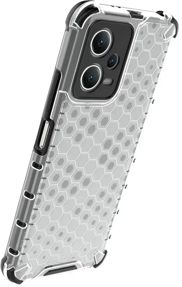 Hurtel Honeycomb Xiaomi Redmi Note 12 5G / Poco X5 5G armored hybrid dėklas telefonui juodos spalvos