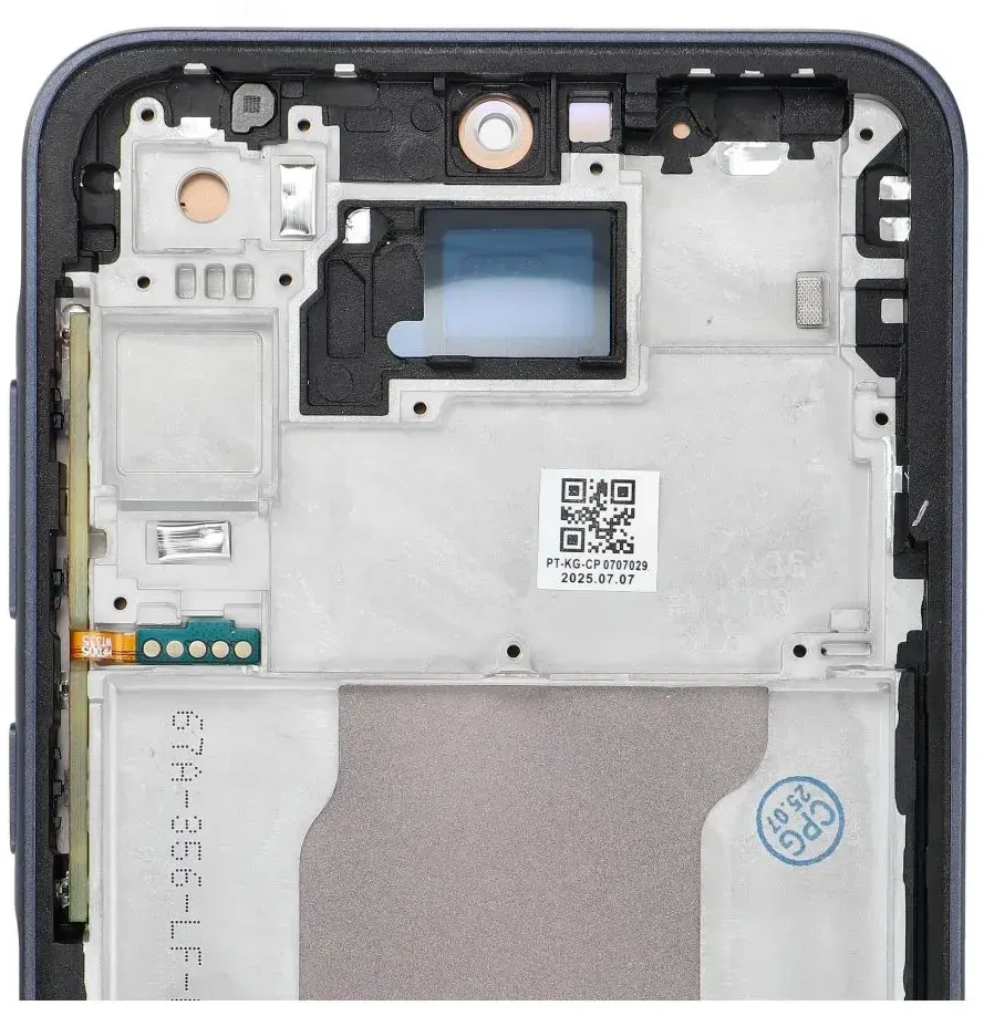 Oem LCD ekranas, skirtas SAMSUNG A35 kietajam OLED su rėmeliu