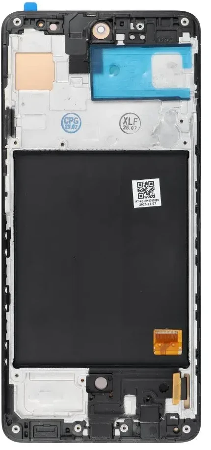 Oem LCD ekranas SAMSUNG A51 4G HARD OLED su rėmeliu