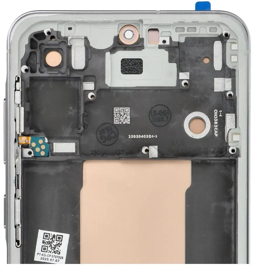 Oem LCD ekranas, skirtas SAMSUNG A56 5G HARD OLED, su rėmeliu