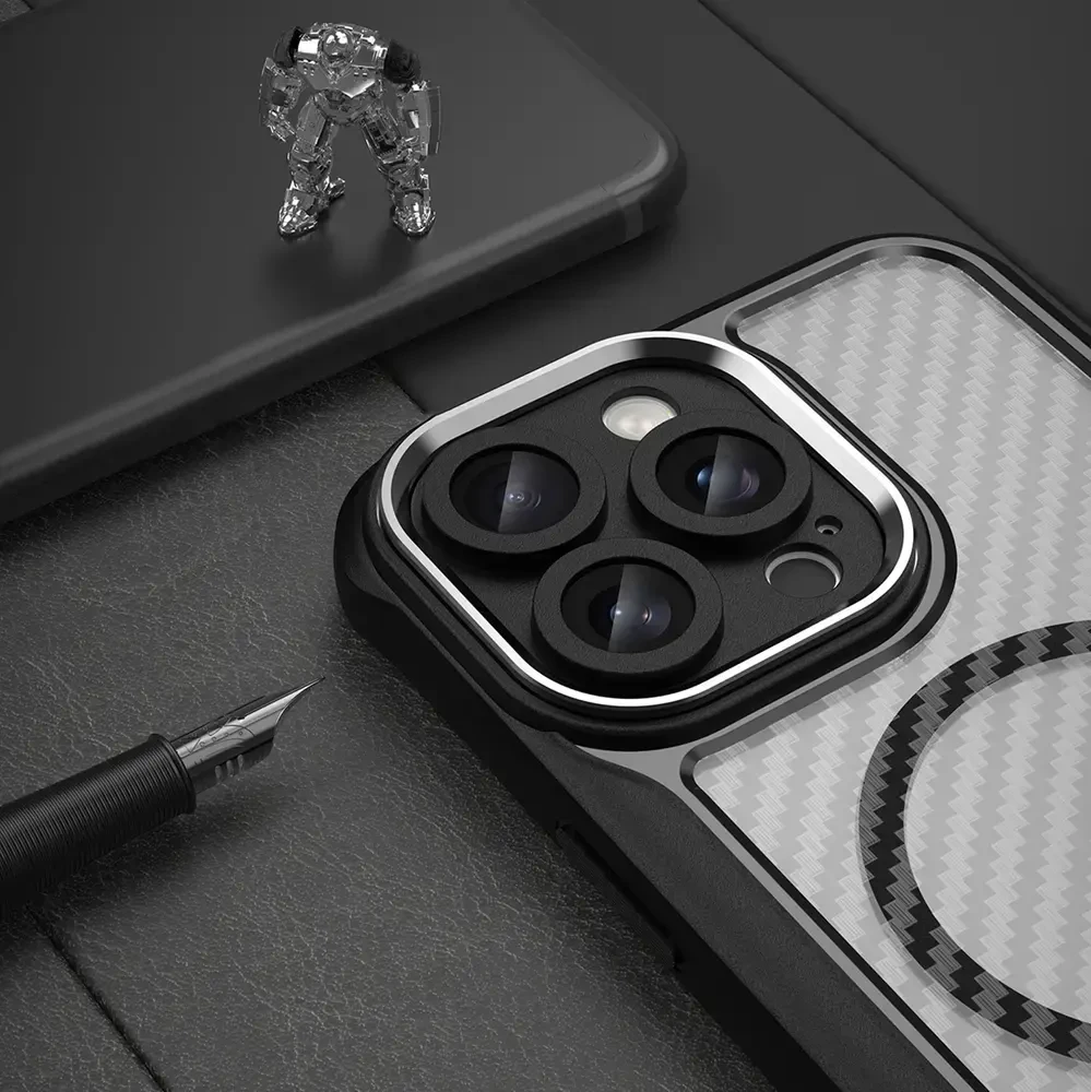 Hurtel Leading Series MagSafe silikoninis Apple iPhone 16 Pro Max – dėklas telefonui žalios spalvos