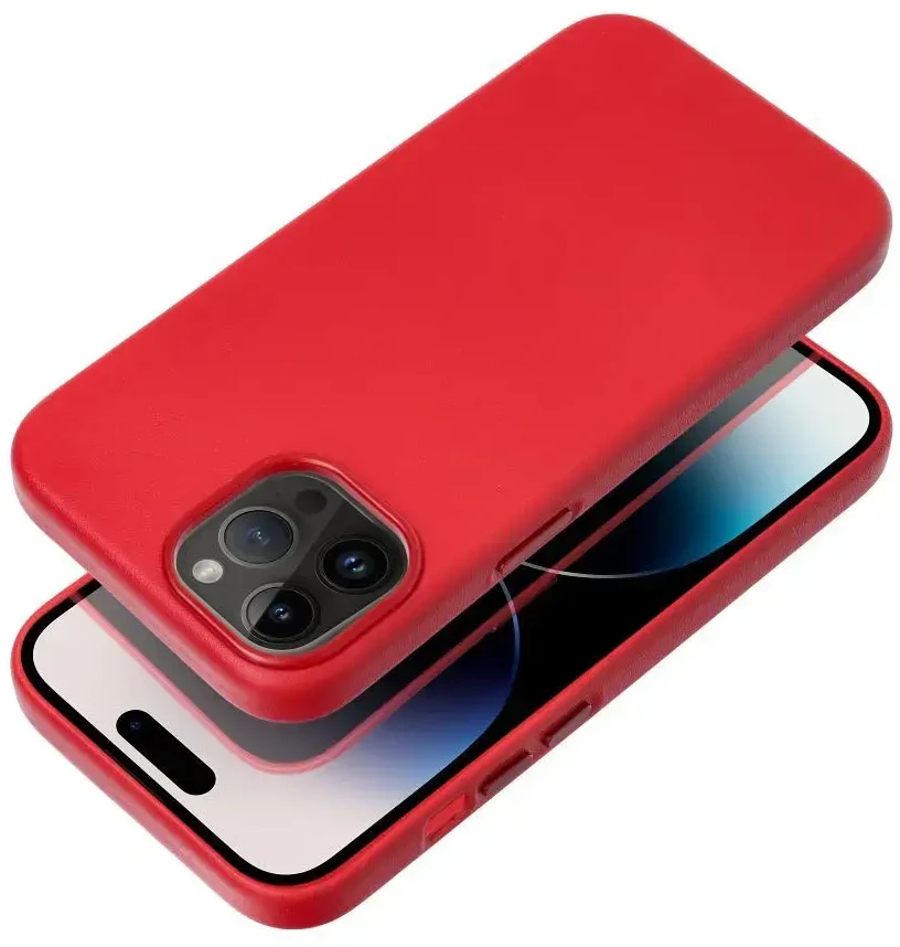 Oem LEATHER MAG COVER dėklas skirtas Samsung Galaxy S25 PLUS red