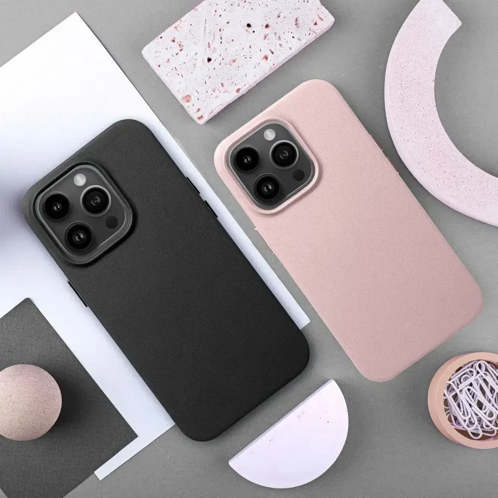 Oem LEATHER MAG COVER dėklas skirtas Samsung Galaxy S25 PLUS sand rožinės spalvos