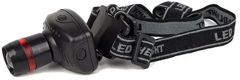 Oem LED Headlamp 3W Juodas