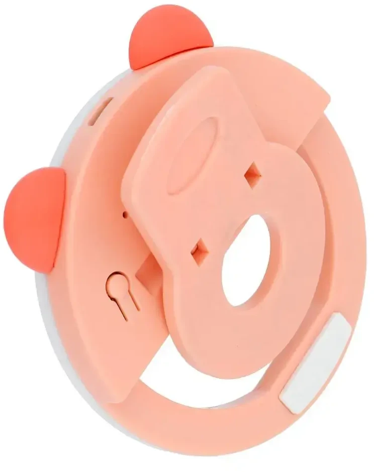 OEM LED šviesos žiedas asmenukėms mobiliajame telefone RK12 oranžinis meškiukas