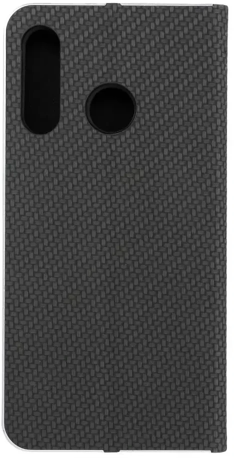 OEM atverčiamas dėklas Huawei P30 LITE Luna Book Carbon juodas