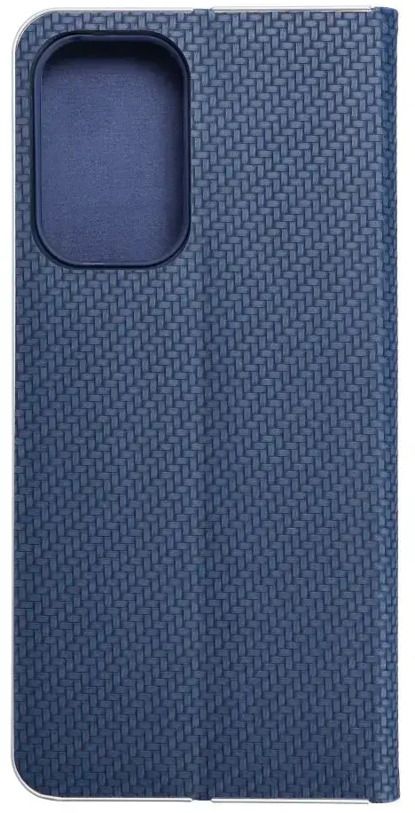 Dėklas Oem LUNA Book Carbon skirtas Samsung Galaxy A23 5G mėlynos spalvos