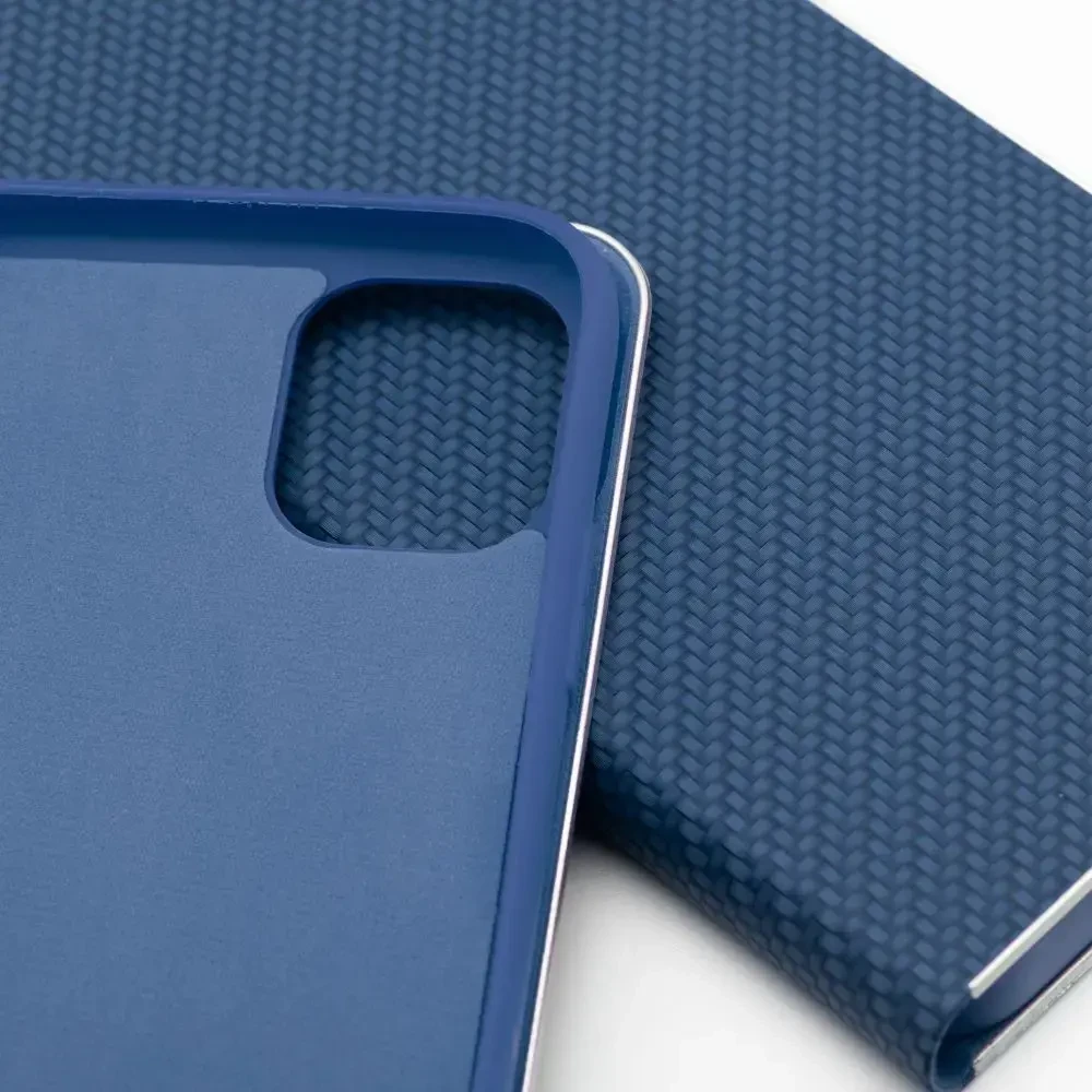 Dėklas Forcell Oem LUNA Book Carbon skirtas Samsung Galaxy A33 5G mėlynos spalvos