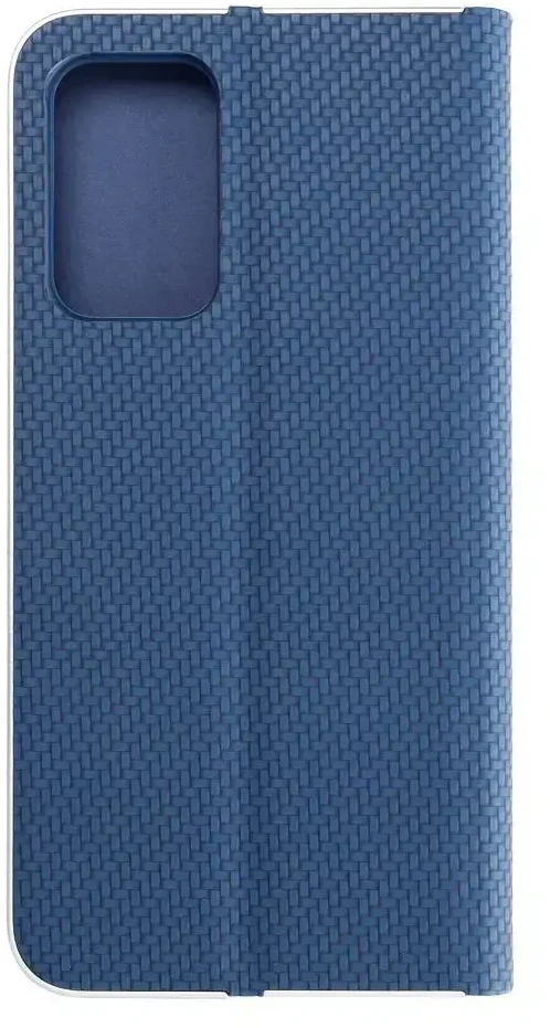Dėklas Forcell Oem LUNA Book Carbon skirtas Samsung Galaxy A52 5G / A52 LTE ( 4G ) / A52s 5G mėlynos spalvos