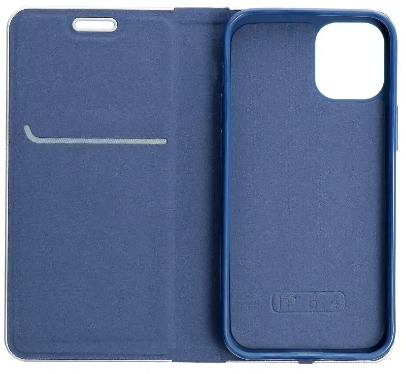 Dėklas Forcell Oem LUNA Book Carbon skirtas Samsung Galaxy A52 5G / A52 LTE ( 4G ) / A52s 5G mėlynos spalvos