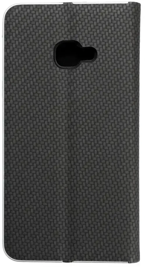Dėklas Forcell Oem LUNA Book Carbon skirtas Samsung Galaxy Xcover 4 juodos spalvos