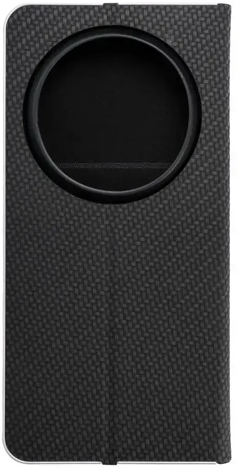 Dėklas Oem LUNA Book Carbon skirtas Xiaomi 14 Ultra juodos spalvos