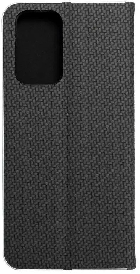 Dėklas Forcell Oem LUNA Book Carbon for Xiaomi Redmi Note 10 Pro juodos spalvos