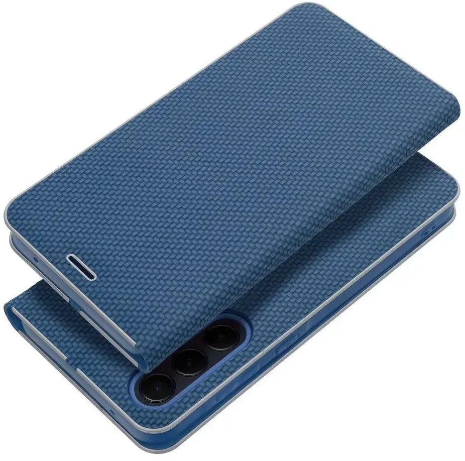 Oem Dėklas su klapką na Xiaomi Redmi NOTE 15 PRO 5G Luna Book Carbon mėlyna
