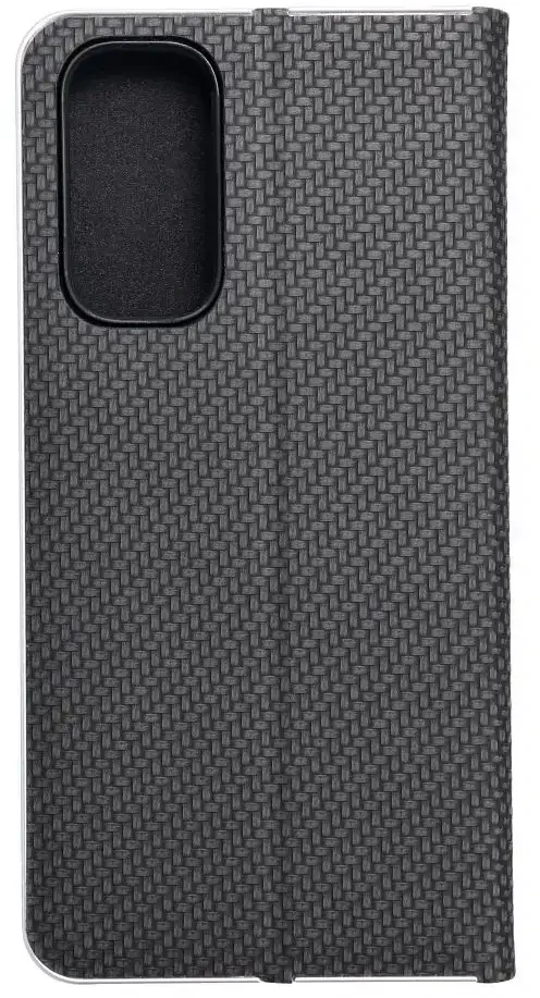 Dėklas Forcell Oem LUNA Book Carbon skirtas Xiaomi Redmi Note 11 / 11S juodos spalvos