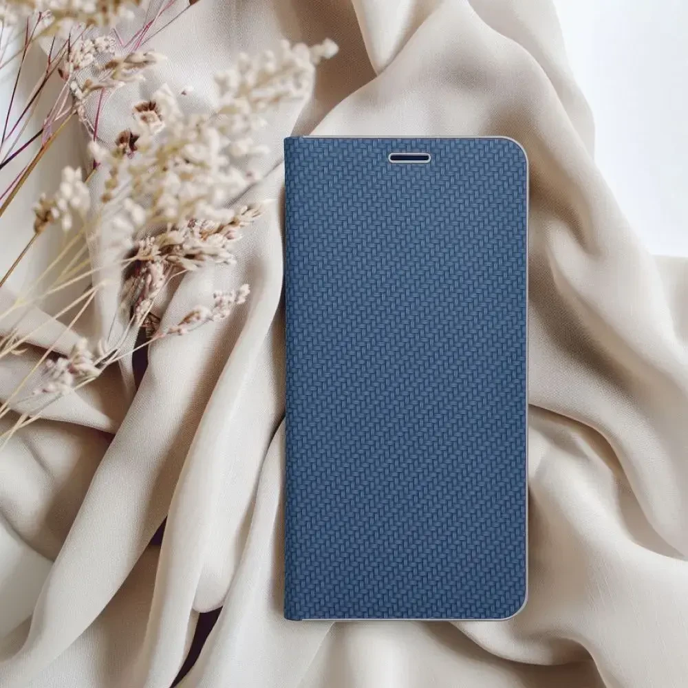 Oem Dėklas su klapką na Xiaomi Redmi NOTE 15 PRO 5G Luna Book Carbon mėlyna