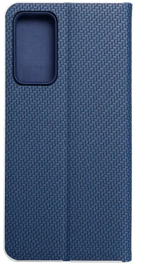 Dėklas Forcell Oem LUNA Book Carbon skirtas Xiaomi Redmi Note 11 Pro / 11 Pro 5G mėlynos spalvos