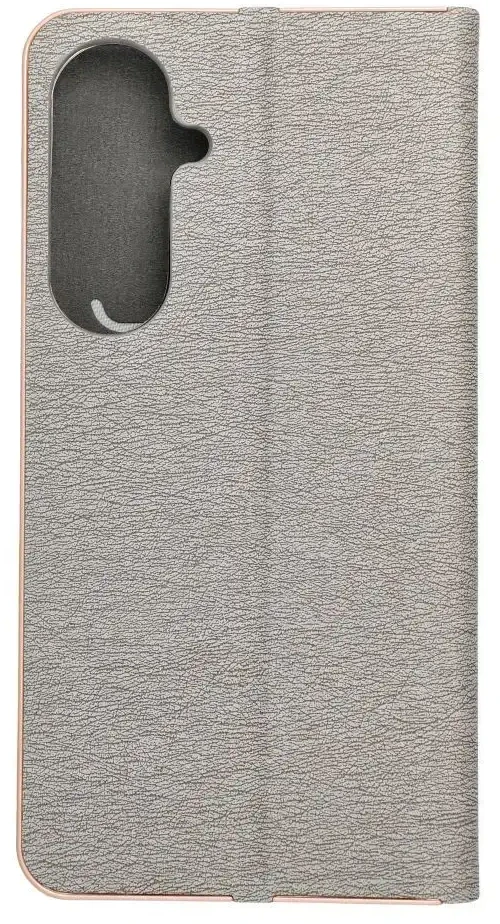 Oem Dėklas su klapką na Samsung S26 PLUS Luna Book Gold Sidabrinė