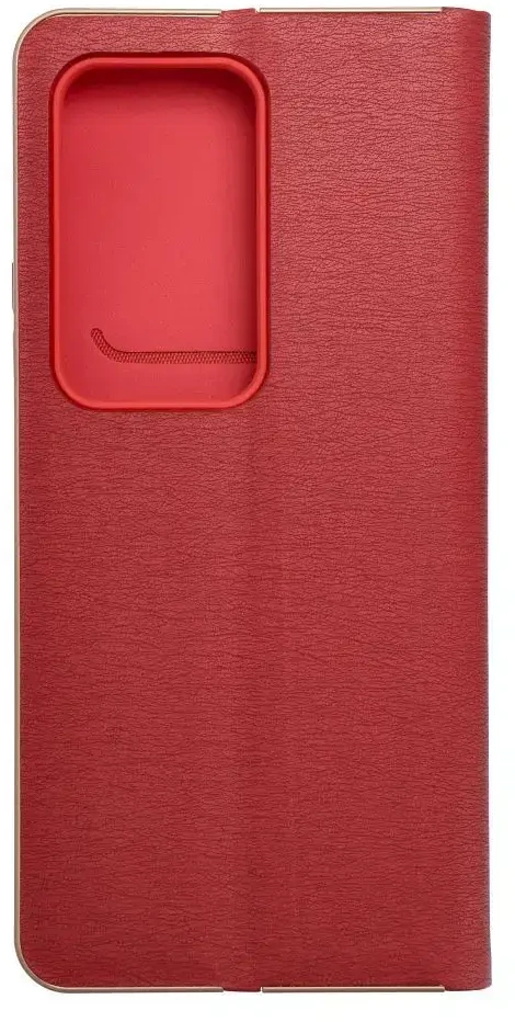 Oem LUNA Book auksinis dėklas, skirtas XIAOMI Redmi 15 4G / 5G (171.1) raudonas