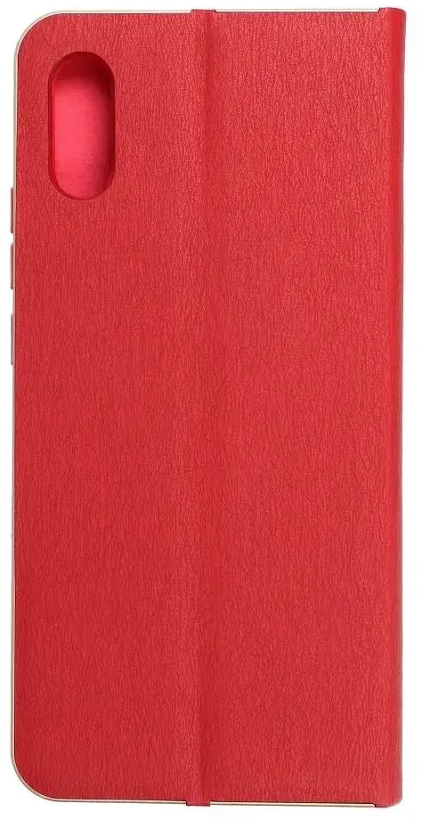 Dėklas Forcell Oem LUNA Book Gold skirtas Xiaomi Redmi 9AT / Redmi 9A red
