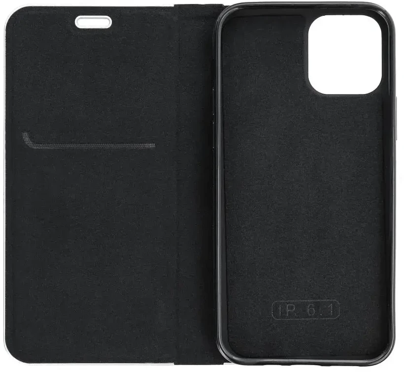 Dėklas Forcell Oem LUNA Book Gold skirtas Xiaomi Redmi Note 11 / 11S juodos spalvos