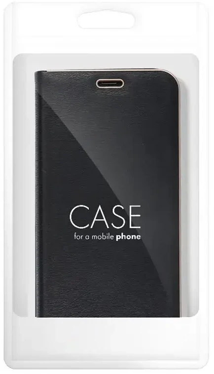 Dėklas Forcell Oem LUNA Book Gold skirtas Xiaomi Redmi Note 10 5G / Poco M3 Pro / Poco M3 Pro 5G juodos spalvos