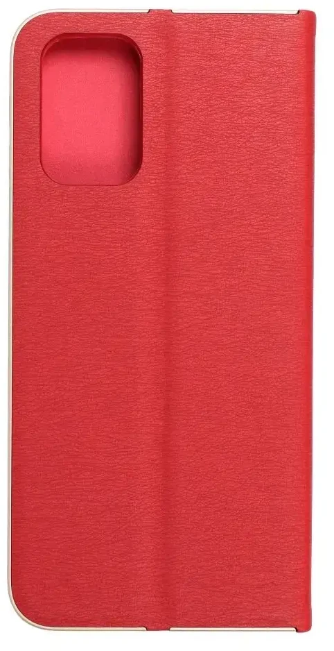 Dėklas Forcell Oem LUNA Book Gold skirtas Xiaomi Redmi Note 10 / 10S red