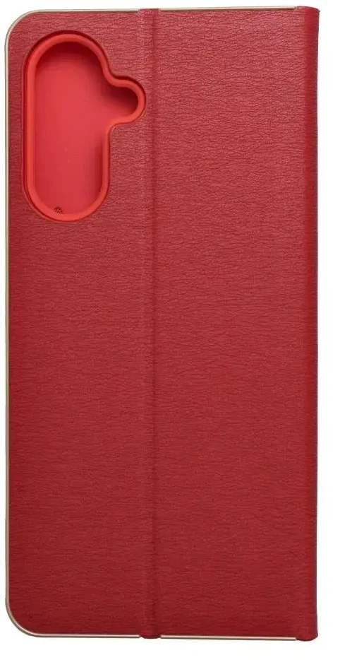 Oem „LUNA Book“ auksinis dėklas, skirtas „SAMSUNG A17“, raudonas