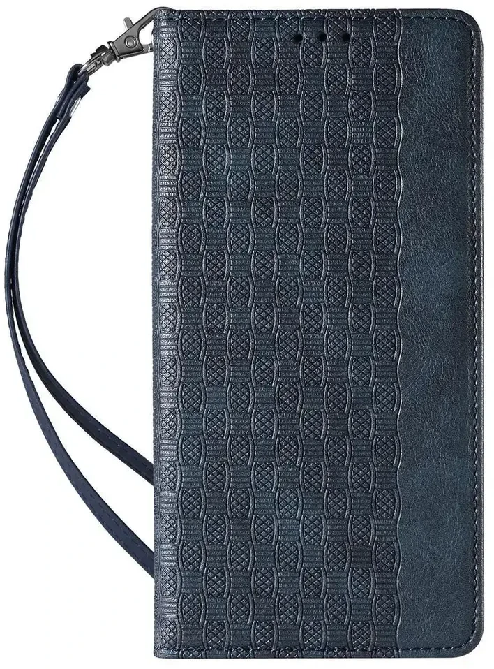 Hurtel Magnet Strap dėklas su dirželiu skirtas Samsung Galaxy S23+, mėlynas