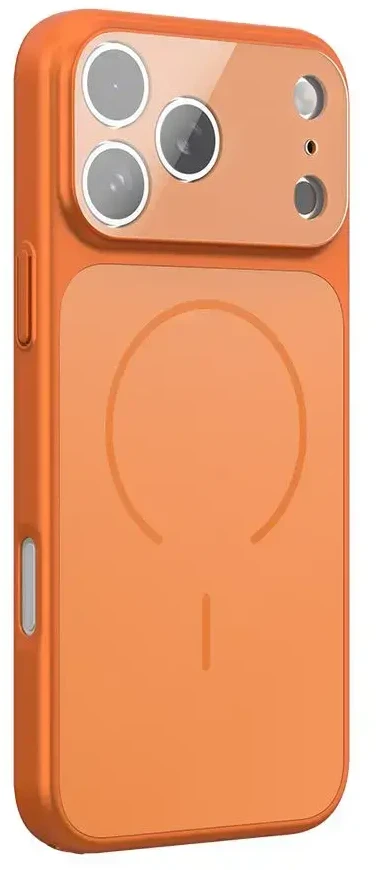 OEM dėklas iPhone 11 Make 17, suderinamas su MagSafe, oranžinis