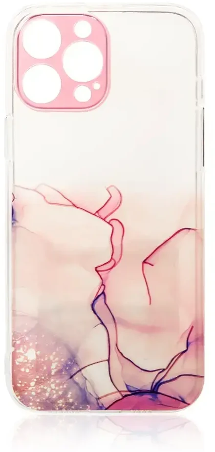Hurtel Marble dėklas skirtas iPhone 12 Pro, mėlynas