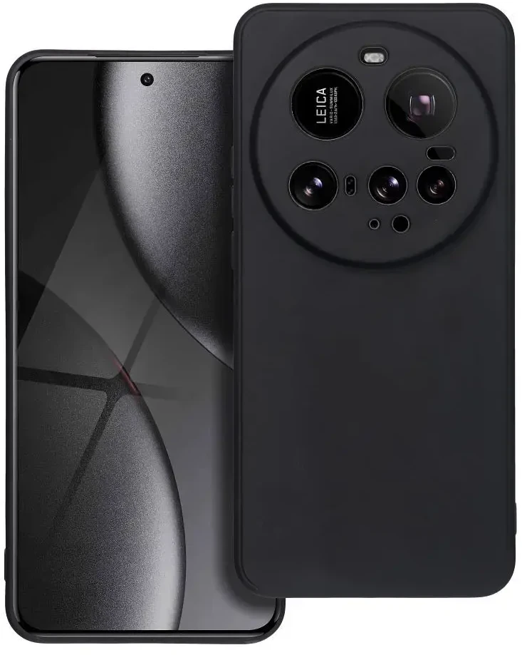 Oem Matinis dėklas skirtas Xiaomi 15 Ultra juodos spalvos