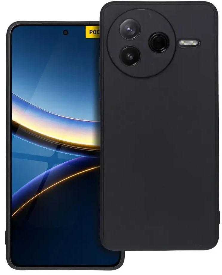 Oem Matinis dėklas skirtas Xiaomi POCO F7 Pro juodos spalvos