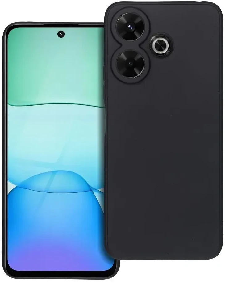 Oem Etumi MATINIS dėklas, skirtas XIAOMI Redmi 13X, juodas