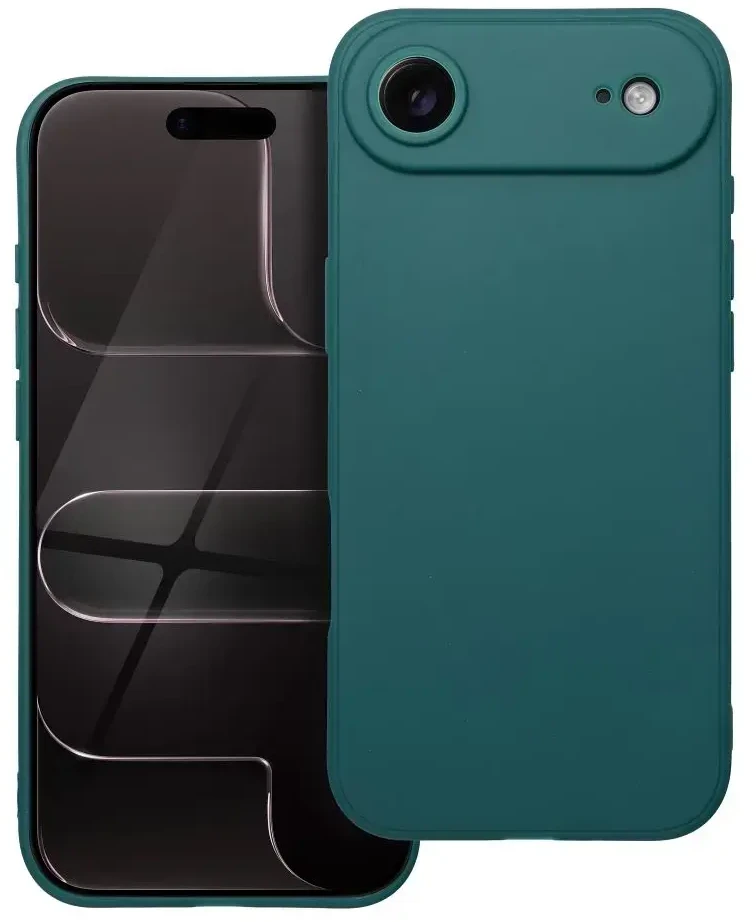 OEM dėklas, skirtas iPhone 17 AIR matinės tamsios žalios spalvos
