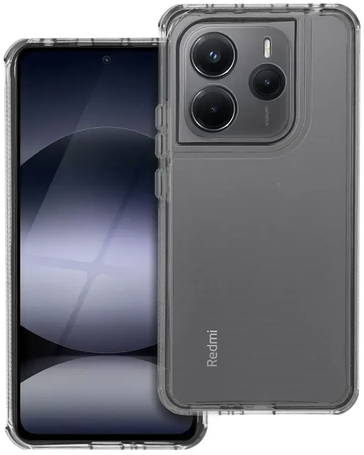 Oem MATRIX CLEAR Dėklas skirtas Xiaomi Redmi Note 14 5G juodos spalvos