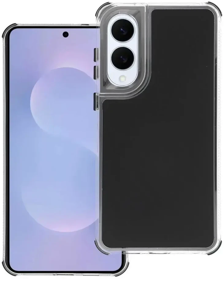 Oem MATRIX dėklas skirtas Samsung Galaxy S25 Edge juodos spalvos