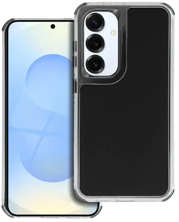 Oem MATRIX Dėklas skirtas Samsung Galaxy S25 juodos spalvos
