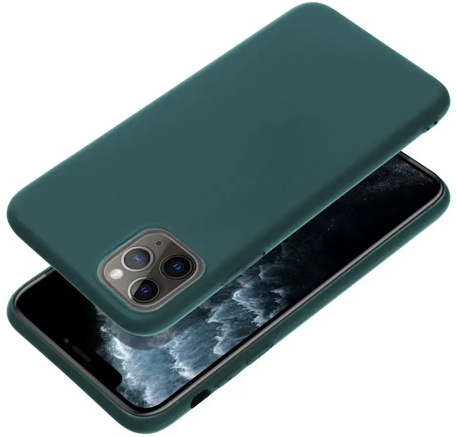 OEM dėklas, skirtas iPhone 11 PRO MAX, matinės tamsios žalios