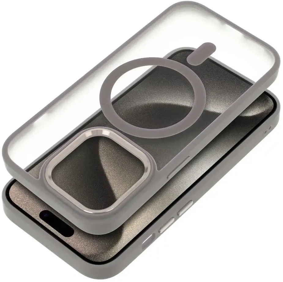 Oem Originalus „iPhone 17“ matinis „Mag“ dėklas, suderinamas su „MagSafe“ titano plokšte.
