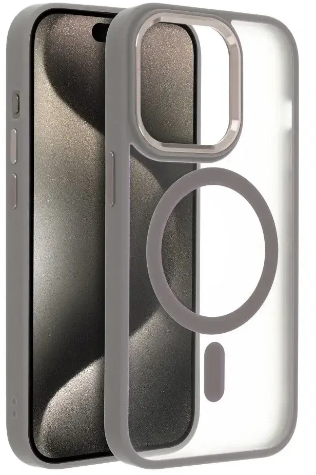 Oem Originalus „iPhone 17“ matinis „Mag“ dėklas, suderinamas su „MagSafe“ titano plokšte.