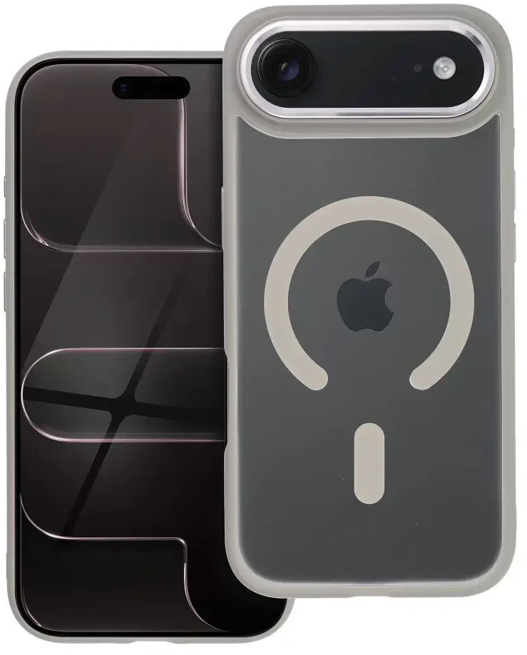 Oem Originalus „iPhone 17 AIR“ matinis „Mag“ dėklas, suderinamas su „MagSafe“ titano plokšte.