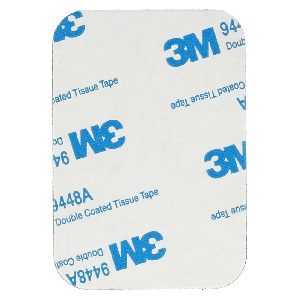 Topt Metal plate for magnet holders – rectangular 45x65mm juodos spalvos