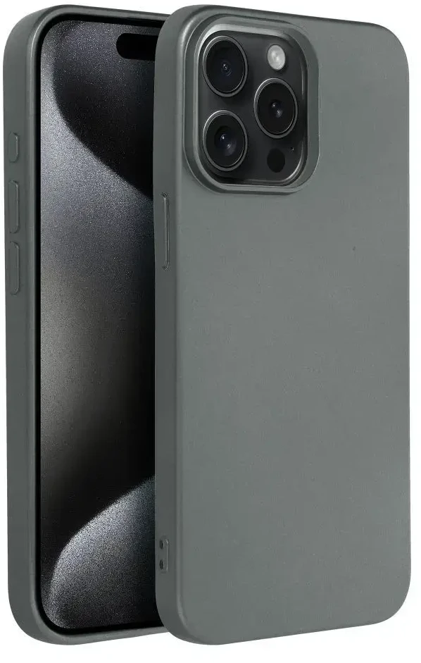 OEM dėklas, skirtas iPhone 15 PRO MAX, metalinis, pilkas