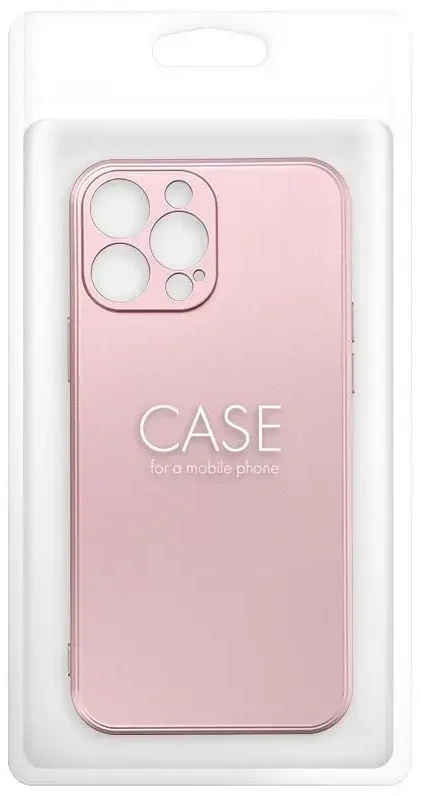 OEM dėklas, skirtas iPhone 15 PRO MAX, metalinės rožinės spalvos