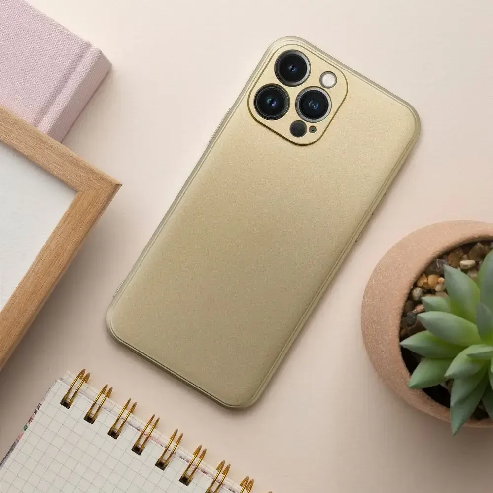 OEM dėklas, skirtas iPhone 15 PRO MAX, metalinis auksinis
