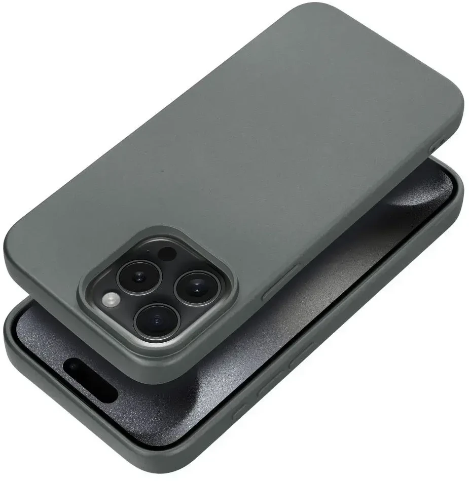 OEM dėklas, skirtas iPhone 15 PRO MAX, metalinis, pilkas