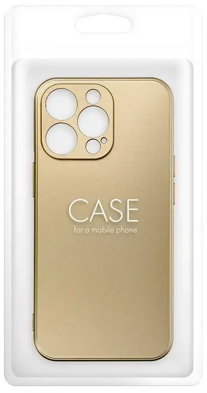 OEM dėklas, skirtas iPhone 16 PLUS, metalinis auksinis
